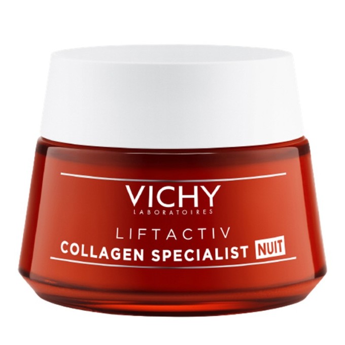 Vichy Liftactiv Collagen Specialist Night Cream - naktinis veido kremas, 50 ml