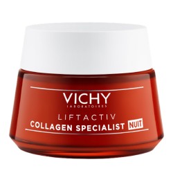 Vichy Liftactiv Collagen Specialist Night Cream - naktinis veido kremas, 50 ml