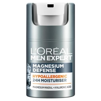 L´Oréal Men Expert Magnesium Defence 24H Cream - dieninis veido kremas vyrams, 50 ml