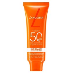 Lancaster Sun Beauty Sensitive Skin Mineral Face Cream SPF50 - apsauginis kremas veidui, į spuogus