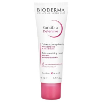 Bioderma Sensibio Defensive Active Soothing Cream - raminamasis kremas, 40 ml