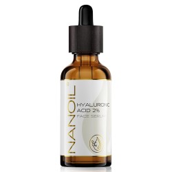 Nanoil Hyaluronic Acid 2% Face Serum - drėkinamasis veido serumas su hialurono rūgštimi, 50 ml