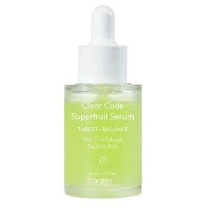 Purito Clear Code Superfruit Serum - balansuojantis odos serumas, 30 ml