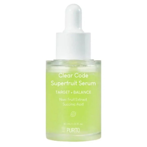 Purito Clear Code Superfruit Serum - balansuojantis odos serumas, 30 ml