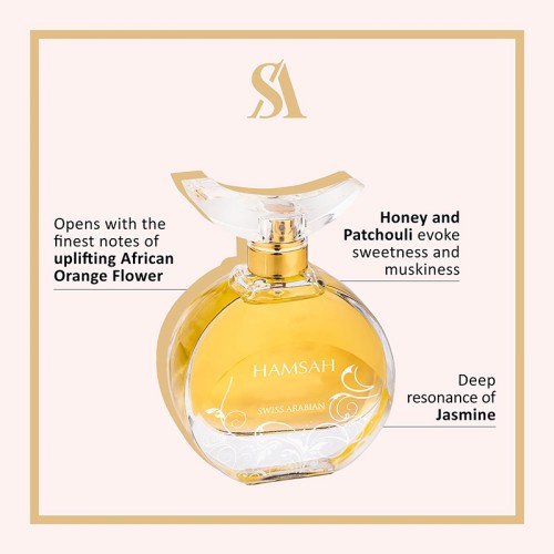 Swiss Arabian Hamsah EDP kvepalai moterims, 80 ml