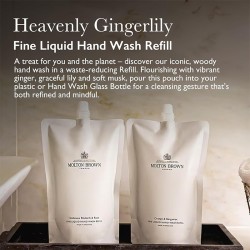 Molton Brown Heavenly Gingerlily Fine Liquid Hand Wash Refill - skysto rankų muilo papildymas, 400