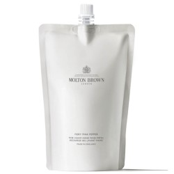 Molton Brown Fiery Pink Pepper Fine Liquid Hand Wash Refill - skysto rankų muilo papildymas, 400 ml