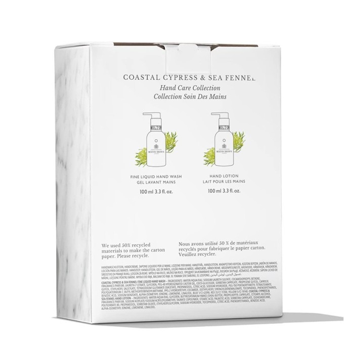 Molton Brown Coastal Cypress & Sea Fennel Hand Care Collection - rankų priežiūros dovanų rinkinys