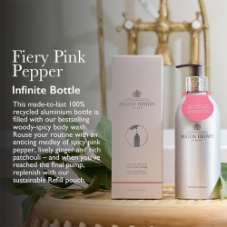 Molton Brown Fiery Pink Pepper Infinite Bottle - vonios ir dušo želė 400 ml