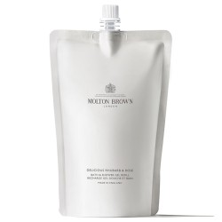 Molton Brown Delicious Rhubarb & Rose Bath & Shower Gel Refill - dušo želė papildymas, 400 ml