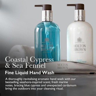 Molton Brown Coastal Cypress & Sea Fennel Fine Liquid Hand Wash - skystas rankų muilas, 300 ml 2