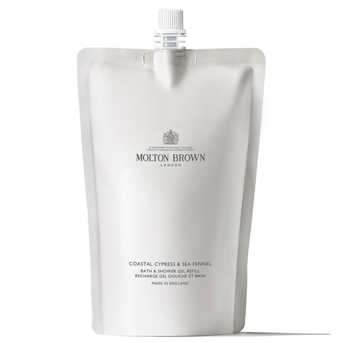 Molton Brown Coastal Cypress & Sea Fennel Bath & Shower Gel Refill - vonios ir dušo želės