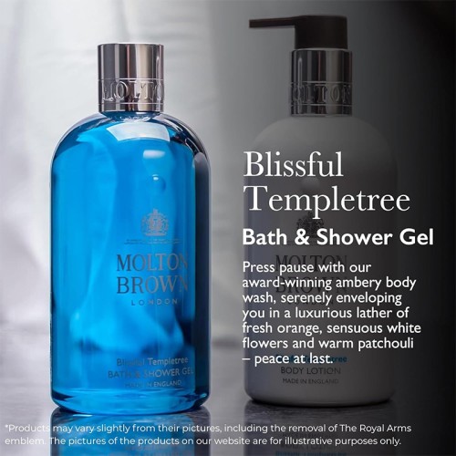 Molton Brown Blissfull Templetree Bath & Shower Gel - vonios ir dušo želė, 300 ml