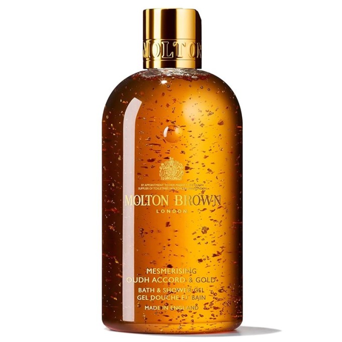 Molton Brown Oudh Accord & Gold Bath & Shower Gel - vonios ir dušo želė, 300 ml