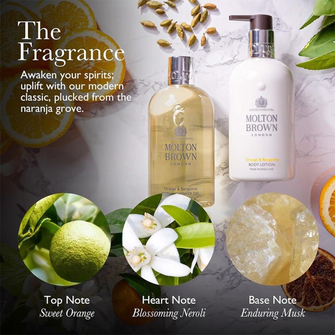 Molton Brown Orange & Bergamot Hand Lotion - rankų kremas 300 ml