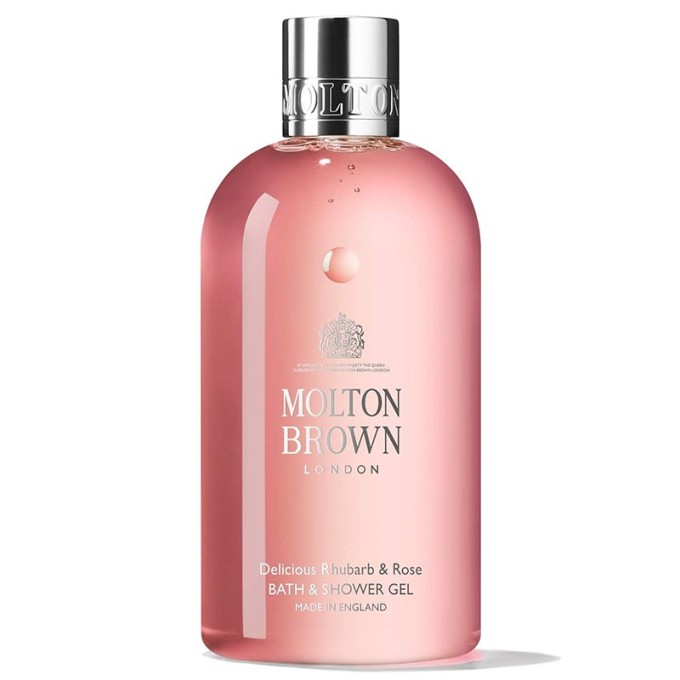 Molton Brown Rhubarb & Rose Bath & Shower Gel - vonios ir dušo želė, 300 ml