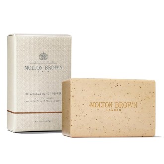 Molton Brown Re-charge Black Pepper Bodyscrub Bar - kūno šveitiklis su juodaisiais pipirais, 250 g 2