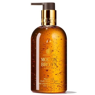 Molton Brown Oudh Accord & Gold Fine Liquid Hand Wash - skystas rankų muilas, 300 ml