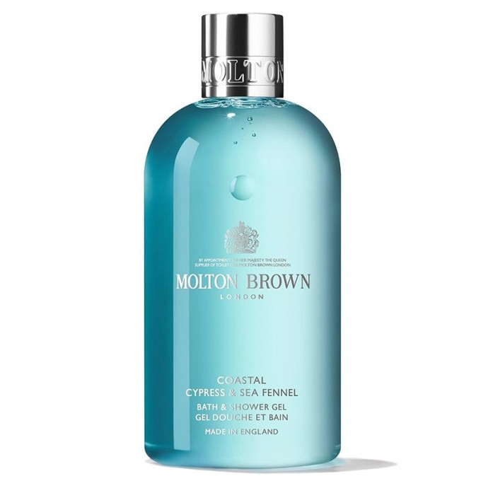 Molton Brown Coastal Cypress & Sea Fennel Bath & Shower Gel - dušo želė, 300 ml