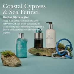 Molton Brown Coastal Cypress & Sea Fennel Bath & Shower Gel - dušo želė, 300 ml