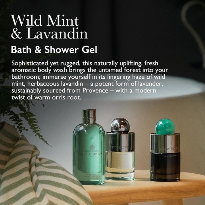 Molton Brown Wild Mint & Lavandin Festive Bauble Bath & Shower Gel - Bath and shower gel 75 ml