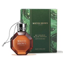 Molton Brown Re-charge Black Pepper Festive Bauble Bath & Shower Gel - Bath and shower gel 75 ml