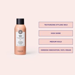 Maria Nila Spray Wax Texturizing Styling Wax - plaukų vaško purškalas, 200 ml