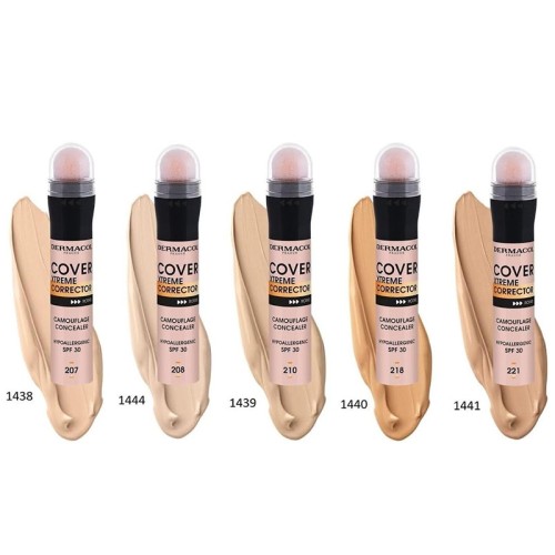 Dermacol Cover Xtreme Concealer SPF 30 - maskuoklis, 8 g - 208