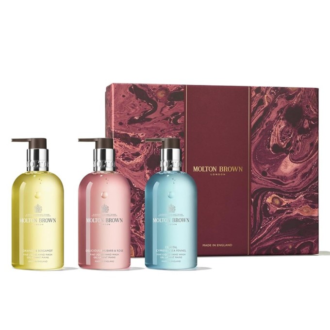 Molton Brown Floral & Aromatic Hand Care Collection - skystų rankų muilų rinkinys