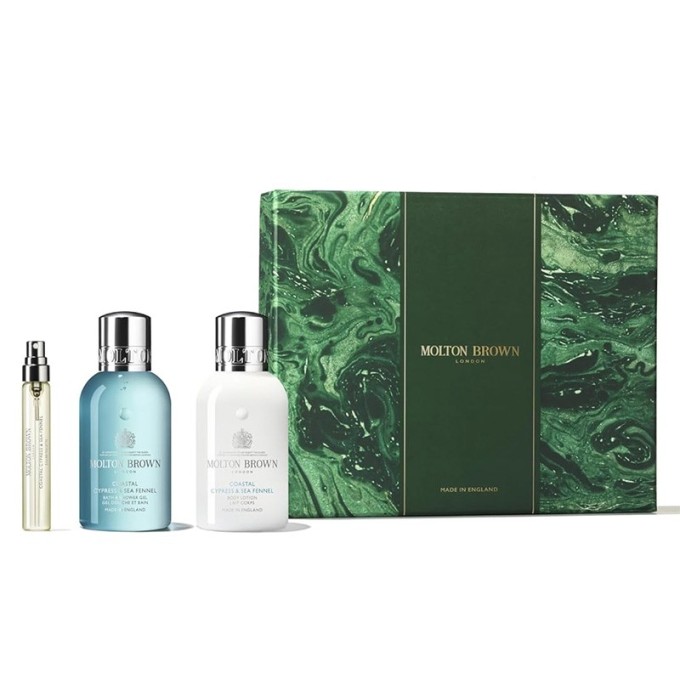 Molton Brown Coastal Cypress & Sea Fennel Travel Collection - kelioninis rinkinys