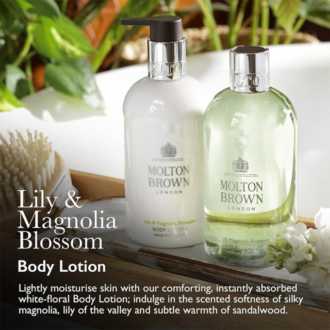 Molton Brown Lily & Magnolia Blossom Body Lotion - kūno losjonas, 300 ml