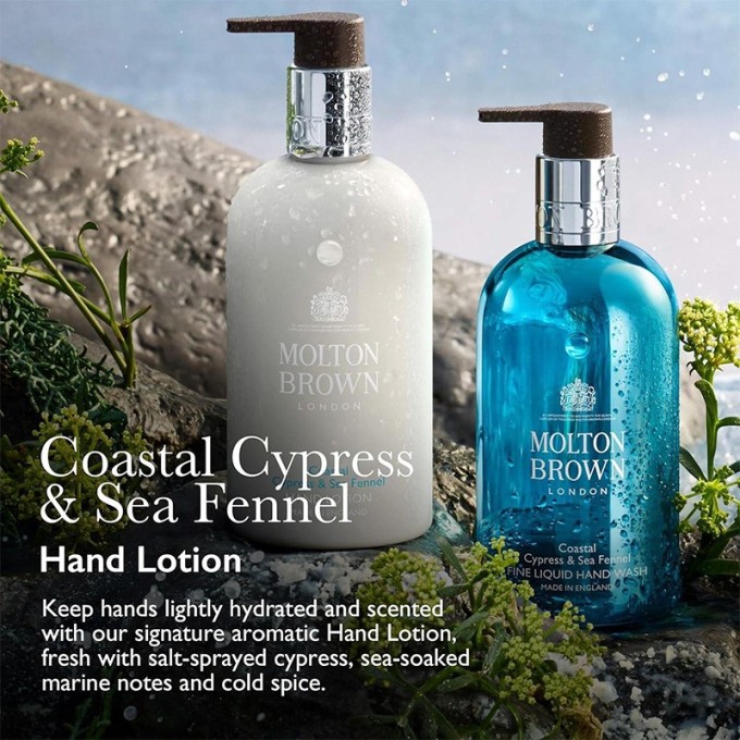 Molton Brown Coastal Cypress & Sea Fennel Hand Lotion - rankų kremas, 300 ml