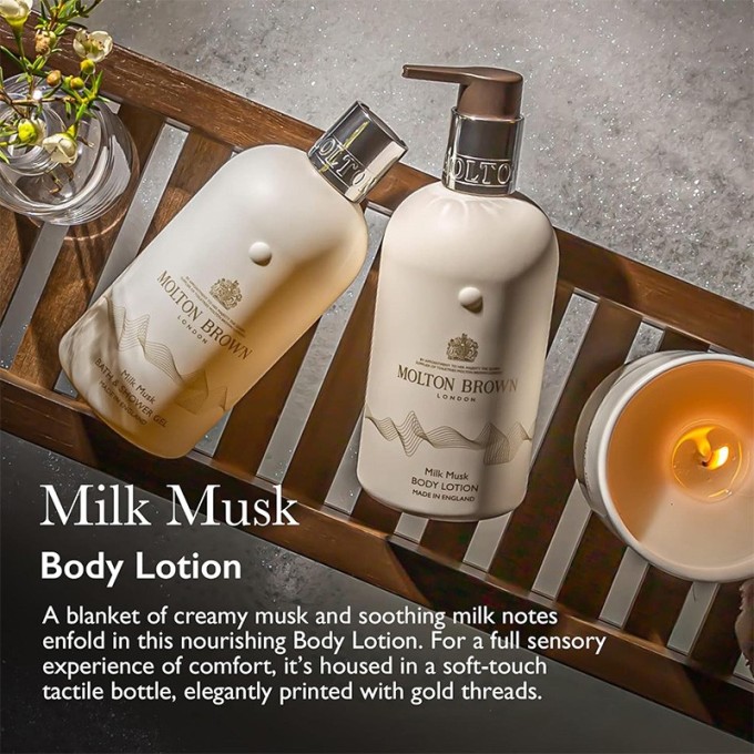 Molton Brown Milk Musk Body Lotion - kūno losjonas, 300 ml