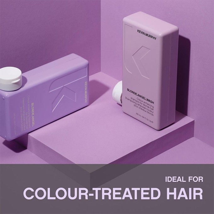 Kevin Murphy Blonde Angel Wash Color Enhancing Shampoo - violetinis šampūnas šviesiems ir žiliems