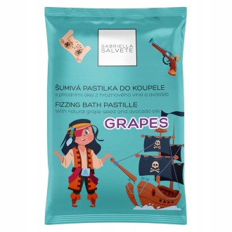 Gabriella Salvete Fizzing Bath Pastille - putojančios vonios tabletės, 40 g - vynuogės
