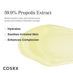COSRX Propolis Honey Overnight Mask - naktinė medaus kaukė, 60 ml