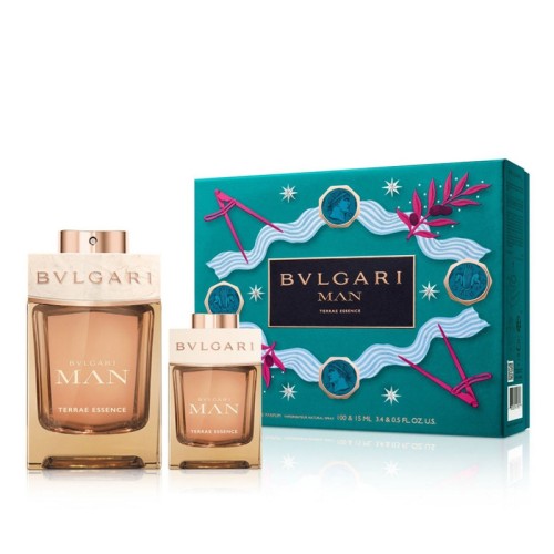 Bvlgari MAN Terrae Essence Dovanų rinkinys EDP 100 ml ir mini EDP 15 ml vyrams