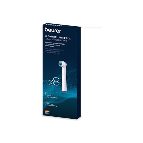 Beurer atsarginės šepetėlių galvutės (8 vnt.) Clean