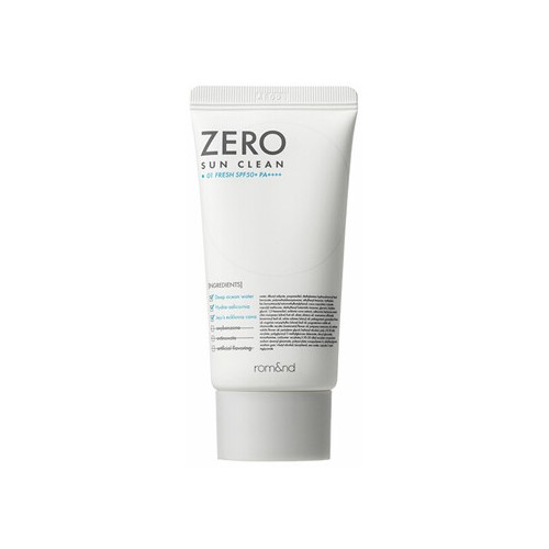 Rom&nd Zero Sun Clean Cream - veido kremas nuo saulės, 50 ml 01 Fresh