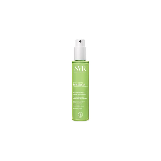 SVR Laboratoire Sebiaclear Smoothing Anti-Imperfection Body Spray - Tělová mlha ve spreji pro problematickou pokožku 150ml