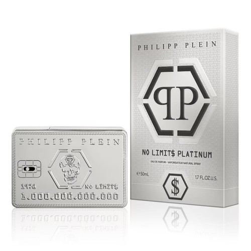 Philipp Plein No Limit$ Platinum EDP kvepalai vyrams, 50 ml