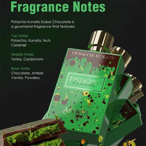 Anfar 1950 Pistachio Kunafa Extrait de Parfum kvepalai, 80 ml