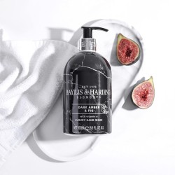 Baylis & Harding Elements Dark Amber & Fig Luxury Hand Wash - skystas rankų muilas, 500 ml