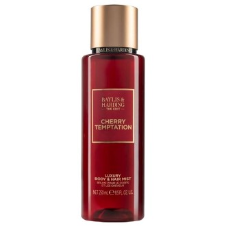 Baylis & Harding The Edit Cherry Temptation Body and Hair Mist - kūno ir plaukų dulksna, 250 ml