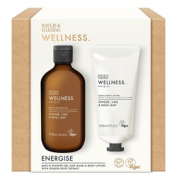 Baylis & Harding Wellness Energise Gift Set (Ginger, Lemon & Basil) - dovanų rinkinys