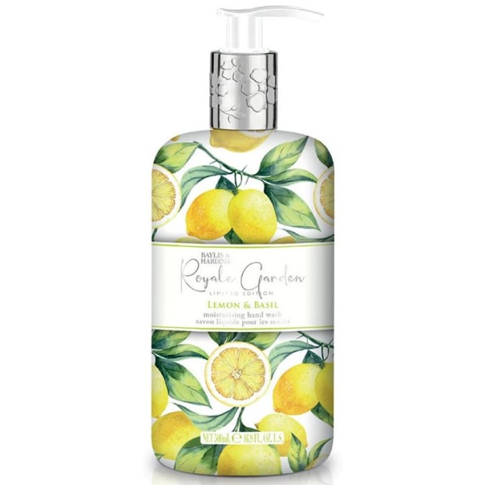 Baylis & Harding Hand Wash Royale Garden Lemon & Basil (Lemon and Basil) - skystas rankų muilas