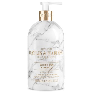 Baylis & Harding Hand Wash Elements White Tea & Neroli - skystas rankų muilas, 500 ml