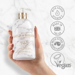 Baylis & Harding Hand Wash Elements White Tea & Neroli - skystas rankų muilas, 500 ml