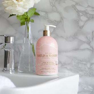 Baylis & Harding Elements Pink Blossom & Lotus Flower (Pink Blossom & Lotus Flower) - skystas rankų 2