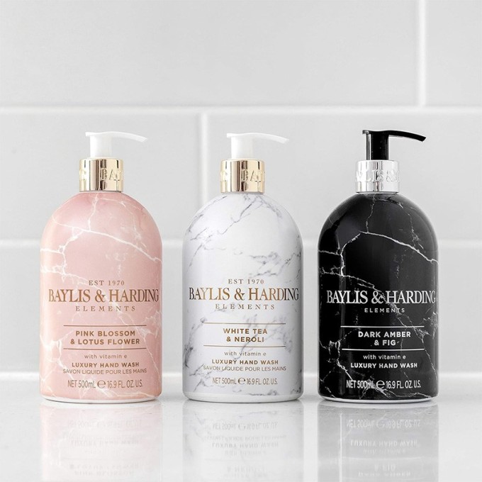 Baylis & Harding Elements Pink Blossom & Lotus Flower (Pink Blossom & Lotus Flower) - skystas rankų